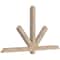 Ekena Millwork Kennewick Smooth Timber Gable Bracket, Douglas Fir, 72"W x 39"H x 3 1/2"D x 3 1/2"F, 13/12 Pitch GBW072X39X0404KEN00SDF - alternate 5